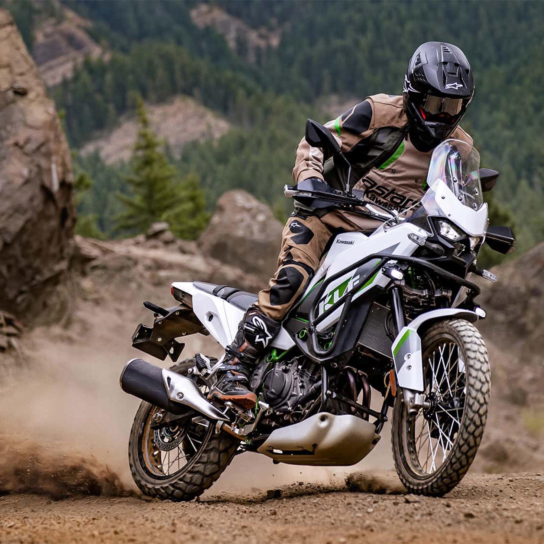 Kawasaki All-Terrain-Legende KLE500